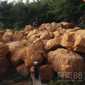 【上海黄蜡石批发2上海大型景观石批发奉贤黄蜡石价格大量批发黄蜡石价格】-
